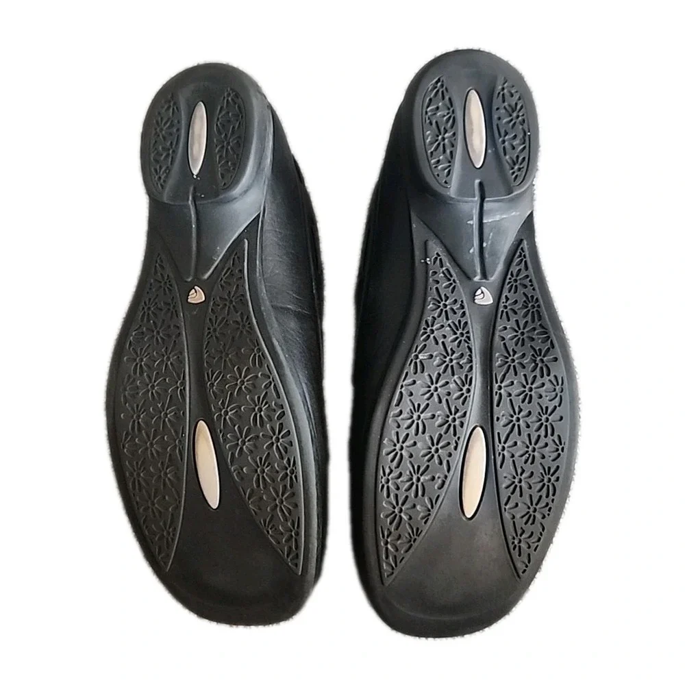 Nike Loafer‎ FITSOLE3 Black Leather Women's 9.5B